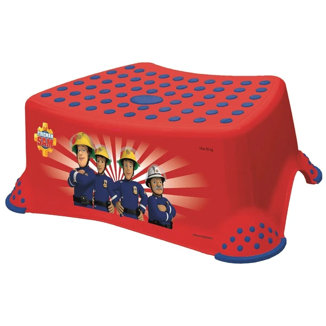 Keeeper Fireman - Feuerwehrmann Sam Schemel Tritthocker Cherry Red