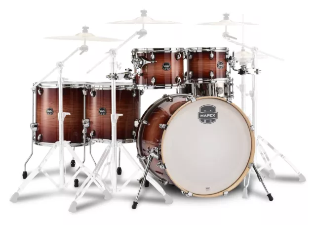 Mapex MXAR628SCRA Armory Studioease Shell Set Redwood Burst Schlagzeug Taschen 2