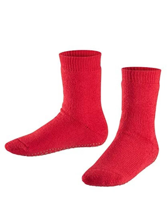 (TG. 35) FALKE Catspads, Calze Bambini, Rosso (Fire 8150), 35-38 - NUOVO