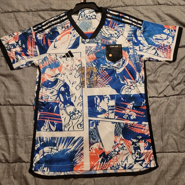 RARE BNWT JAPAN Soccer Jersey Anime 10 Dragon Ball Goku M,L,XL,XXL 55