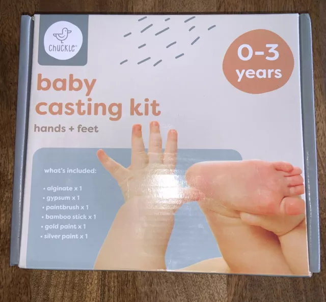 Chuckle Baby 3D Hand / Foot Casting Kit Keepsake Plaster Alginate Mould