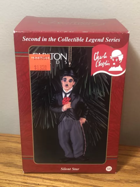 Carlton Cards 1997 Charlie Chaplin “Silent Star” Christmas Ornament