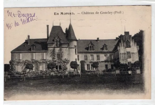 CPA En Morvan Château de Concley (58)