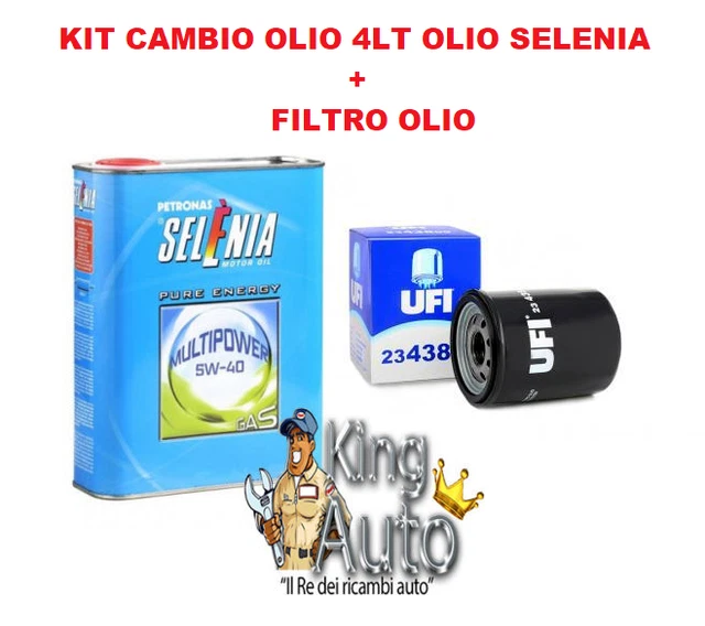 Kit Tagliando Completo Per Fiat 500 E Panda 169 1.2 Benzina – Olio Motore + Filtri Olio, Aria E Abitacolo, Ideale Per Manutenzione Fai-da-Te O Officina