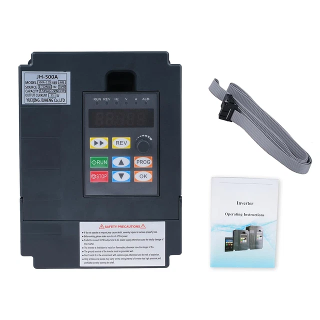 Inverter Convertitore Di Frequenza VFD 220V/380V – Potenze: 1.5kW, 2.2kW, 4kW, 5.5kW – Nuovo