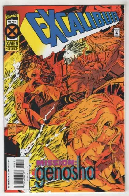 Excalibur #86 (Feb 1995, Marvel) [1st Appearance Pete Wisdom] Warren Ellis p