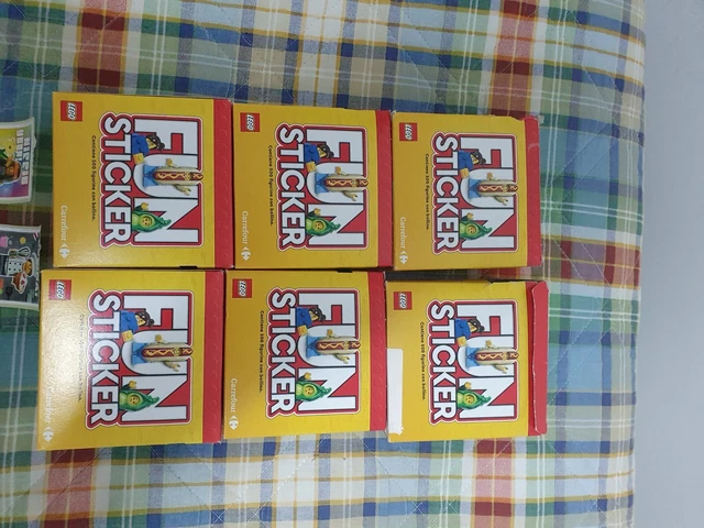 lego fun sticker figurine