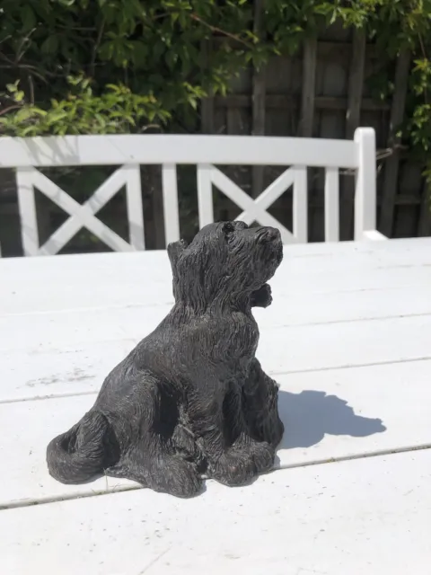 Cellini Arts hand made cold cast bronze long haired pointer statue figurine Dog