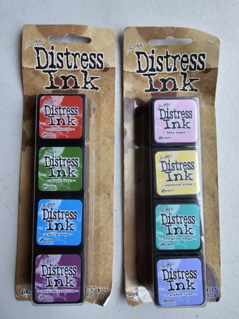Ranger Tim Holtz Distress Mini Ink Pad Kits #4, #5 and #6 Bundle