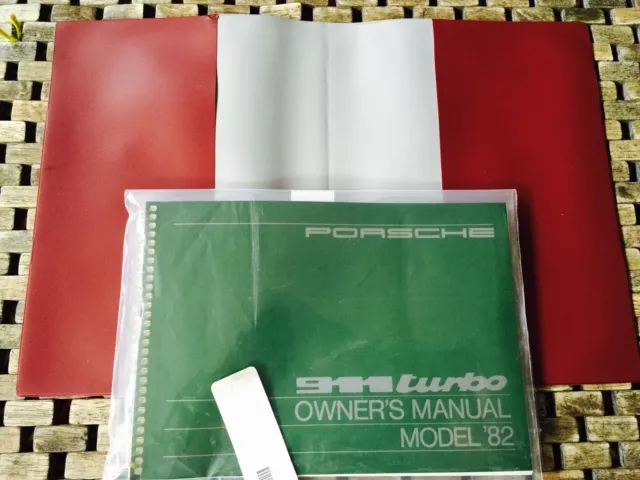 1982 Porsche 930 911 Turbo Owners Manual ((Super Rare)) Discountined (Buy Oem))