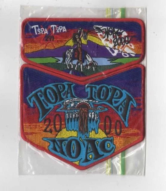 OA Topa Topa Lodge 291 2000 NOAC Flap DRD Bdr. Ventura County Council 57 CA [SLV