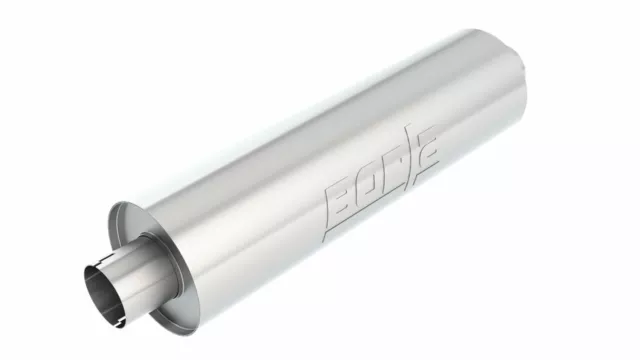 3" Muffler C/C Borla 24" X 6.75" Round 3" Out Universal SS