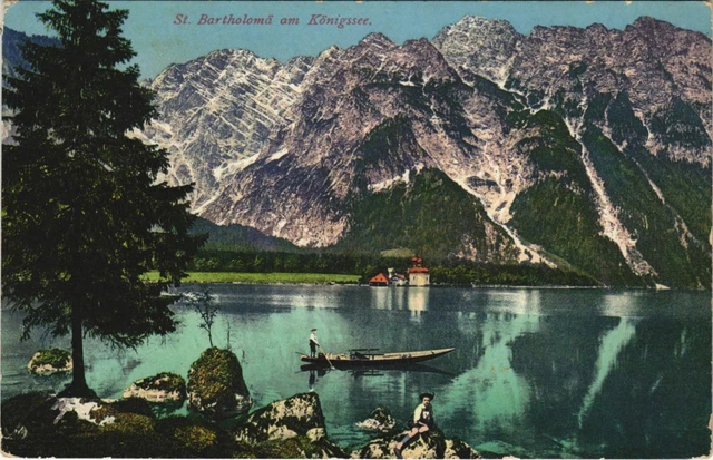 CPA AK St. Bartholoma am Konigssee - View - View GERMANY (1064784)