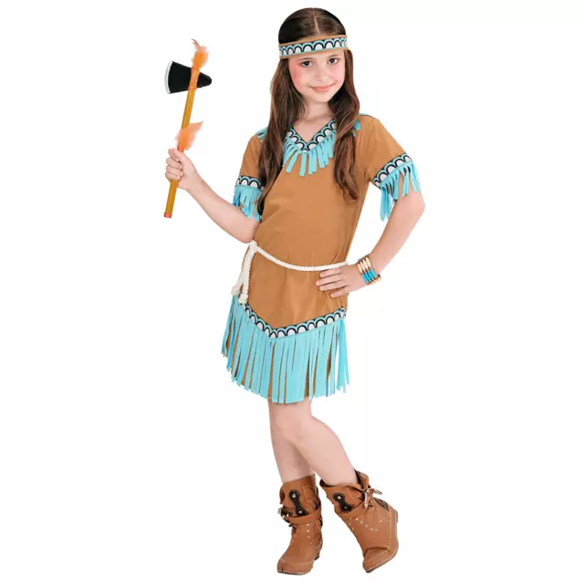 COSTUME VESTITO ABITO Travestimento Carnevale Bambina Indiana EUR 19,50 -  PicClick IT