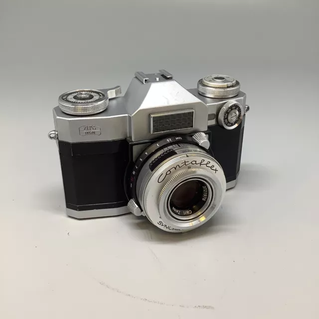 Zeiss Ikon Contaflex Super 35mm Film Camera (Early) w/ Tessar 50mm f/2.8 Lens