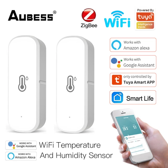 TUYA SMART ZIGBEE/WIFI Temperature Humidity Sensor Thermometer ...