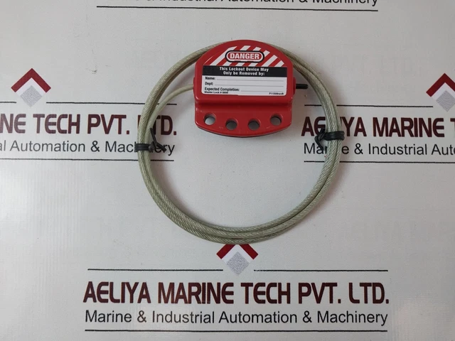 Master lock s806 adjustable cable lockout 4mm x 6’(1.8m)