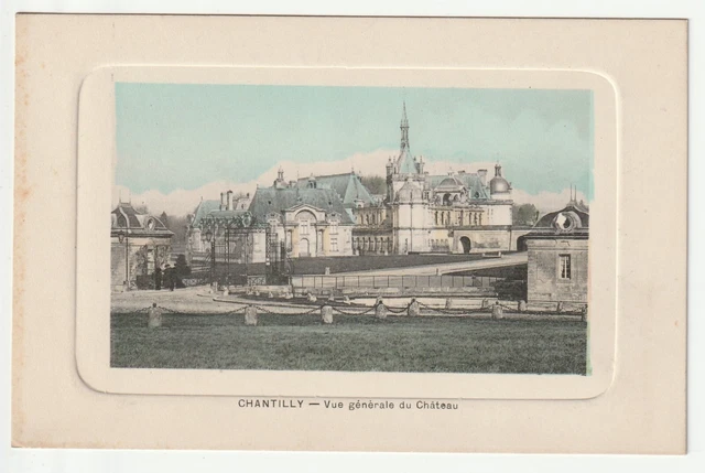 CHANTILLY - Oise - CPA 60 - Chateau de Chantilly - jolie vue Couleur