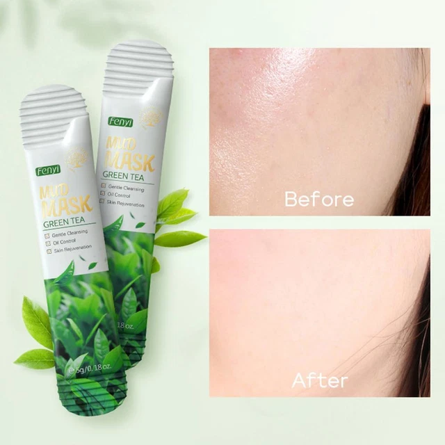 Green Tea Mud Deep Cleansing Oil Control Moisturizing Care Skin new Remove J0K6
