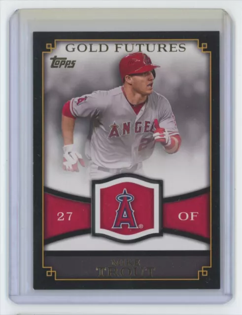 2012 Topps Gold Futures Mike Trout n Los Angeles Angels #GF-16
