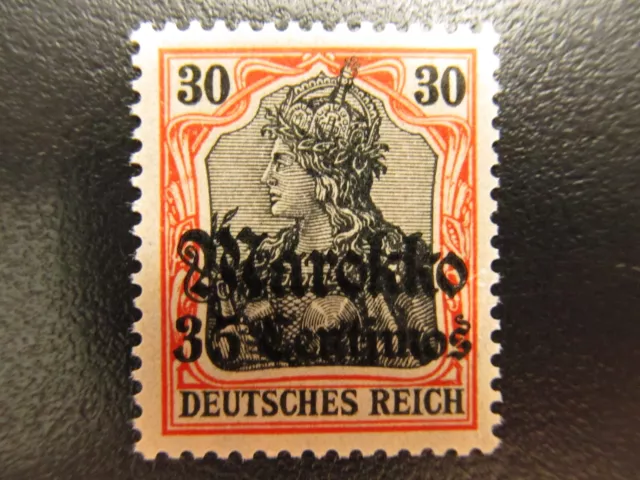 DK - Marokko Nr. 51y, 1911, postfrisch, BPP geprüft, Mi 90€ *KB367*