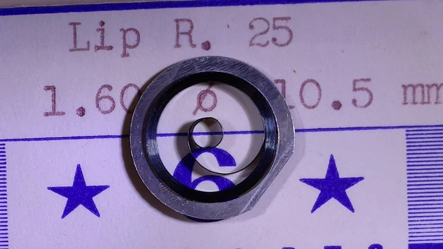 Ressort Barillet Pour Montre LIP Modèle R25-BS - Pièce Neuve Sans étiquette - Marque Générique