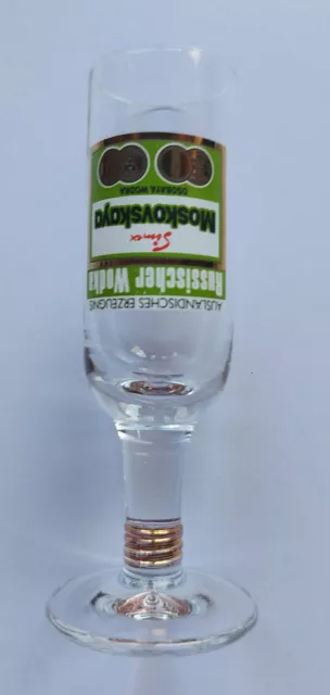 Moskovskaya Wodka Glas, Simex 4cl - Kristall grün