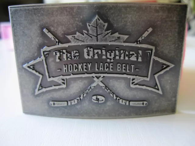 The Original Hockey Lace Belt! BN BNIB New, Black White Pink Yellow 3