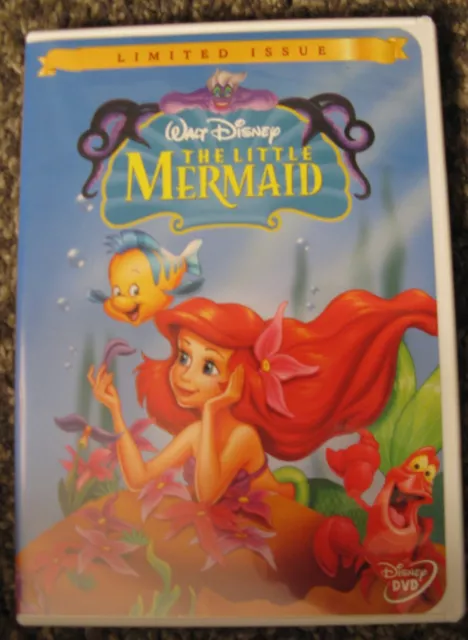 Walt Disney Video The Little Mermaid 1989 Movie Limited Issue DVD
