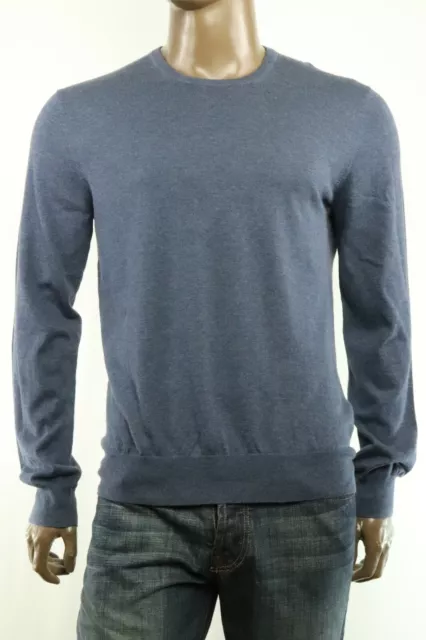 New The Mens Store at Bloomingdale's Cotton Cashmere Blue Pullover Sweater XL