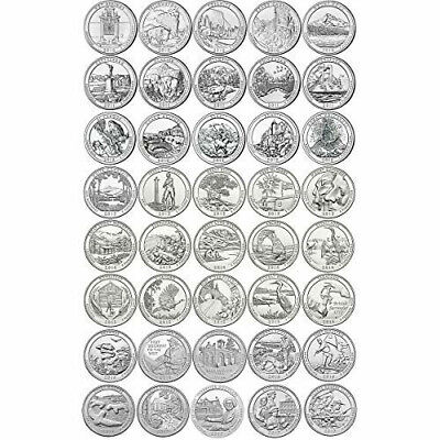2012-2021 S ABQ National Parks BU Quarter set(46 coins includes all S mint Qtrs)