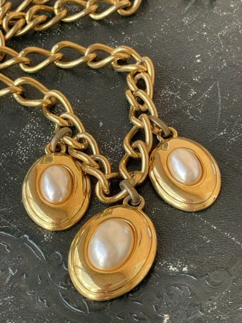 Napier Vintage bijoux collier chaîne plaqué or vieux collier de créateur... 2