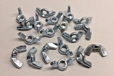 500 Pc Carton 3/8-16 Stamped Wing Nuts/Steel/Zinc 