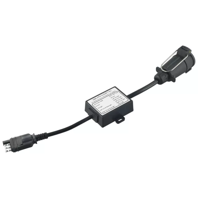 Universal Licht Konverter Trailer Connectors Stecker Teile 4-Pin Zu 7-Pin