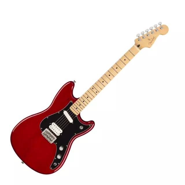 Fender Player Duo-Sonic HS Electric Guitar, Crimson Red Transparent