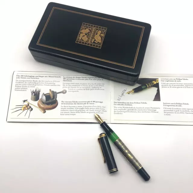 Pelikan Toledo 700 Füllfederhalter Fountain Pen in Box 18K Gold Nib F old style