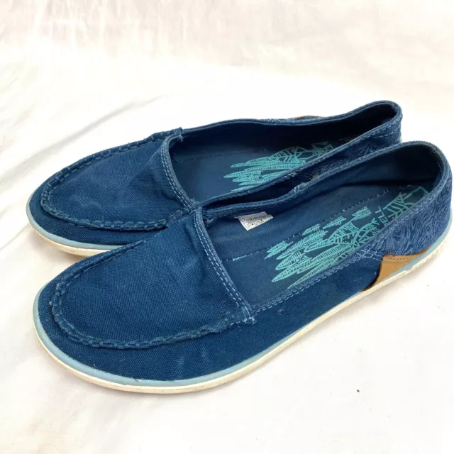 MERRELL DUSKAIR MOC Slip On Walking Shoe Womens Size 7 J56444 Blue White 29.69 PicClick