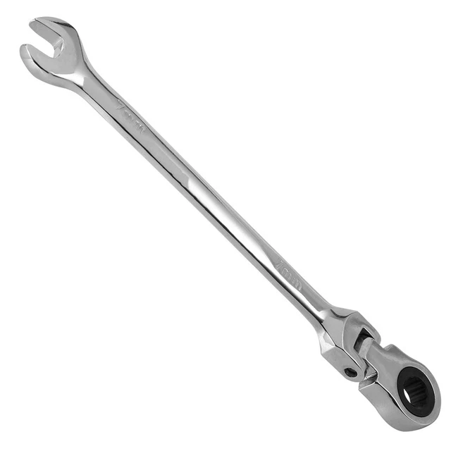 Testa flessibile 7 mm cricchetto azione chiave chiave a vite dado strumento P3E4