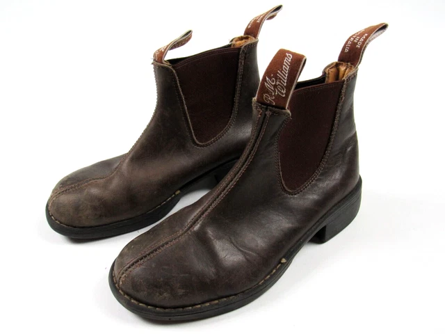 Bottes Amabile cuir lisse sans lacets marron De Niro