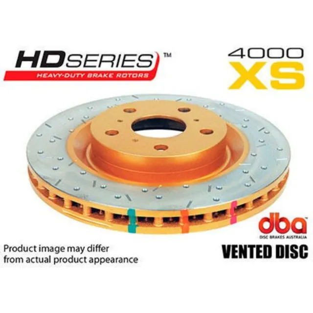 DBA HD 4000 Drilled Slotted Brake Rotor Single 277mm Front DBA4648XS