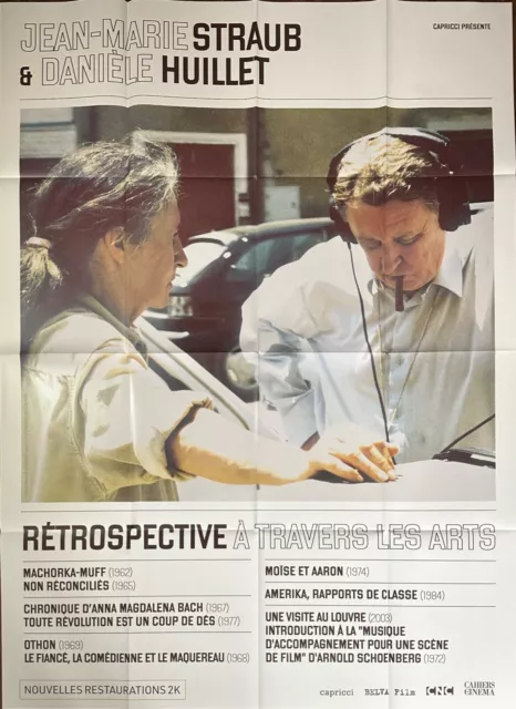 Affiche Cinéma RÉTROSPECTIVE JEAN MARIE STRAUB ET DANIÈLE HUILLET 120x160cm