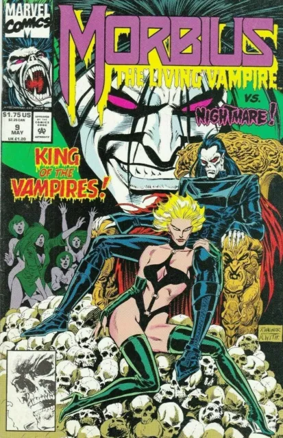 Morbius The Living Vampire #9 vs Nightmare Marvel Comics May 1993 (VFNM)
