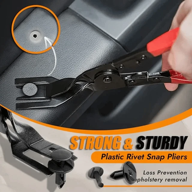Light On Pliers Lamp Removal Tool Rubber Buckle Screwdriver Plastic Rivets Car