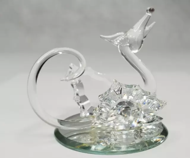 Blown Glass Dragon Figurine Spoonliques 1985
