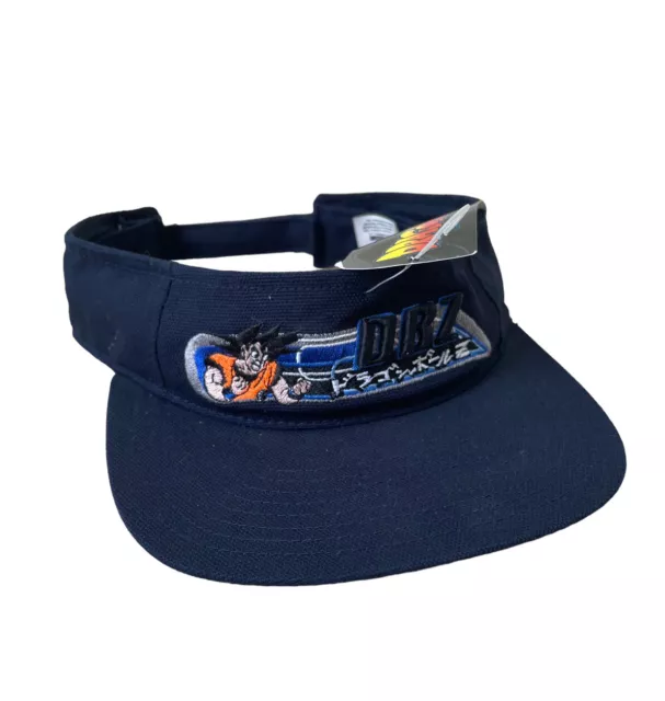 Vintage DRAGON BALL Z Goku Hat Visor Anime 1999 90s Vintage Retro NWT