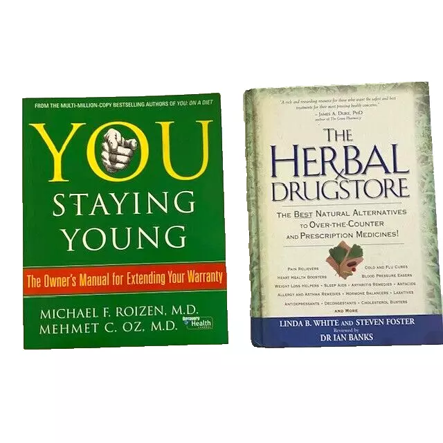 You Staying Young and The Herbal Drugstore lot of 2 read