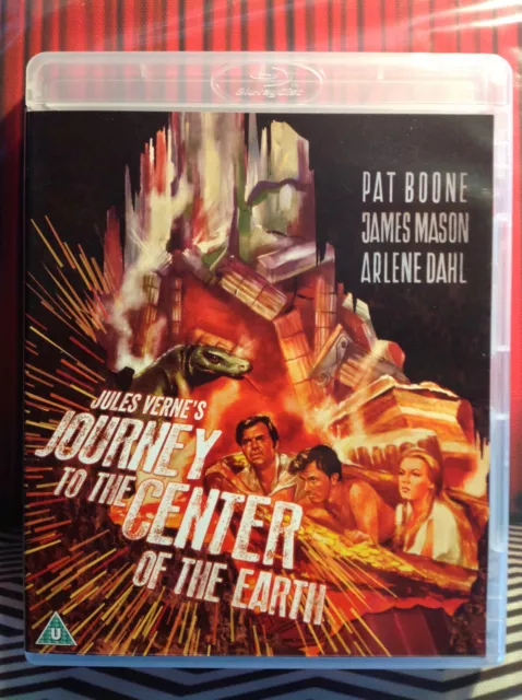 JOURNEY TO THE CENTER OF THE EARTH (Blu-ray) + BOOKLET. EUREKA! Jules Verne