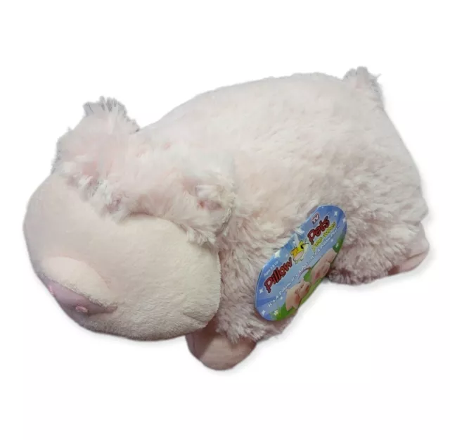 Pillow Pets Pee-Wees WIGGLY PIG Pink Foldable Pillow NWT NEW 11" Pillow Pets Pee-Wees WIGGLY PIG Pink Foldable Pillow NWT NEW 11"