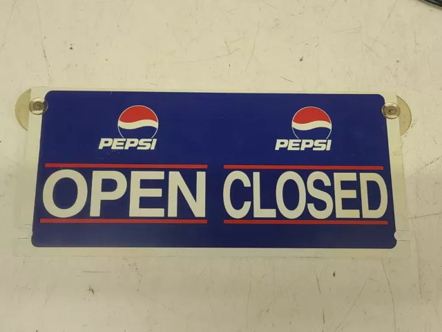 Vintage Pepsi Store Hours Sign Open/ Close