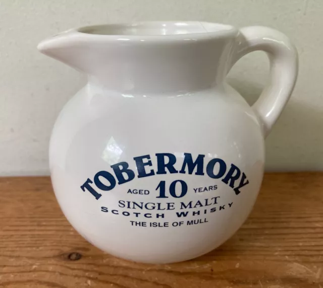 Tobermory Aged Single Malt Scotch Whisky Pitcher Eastgate England Isle of Mull